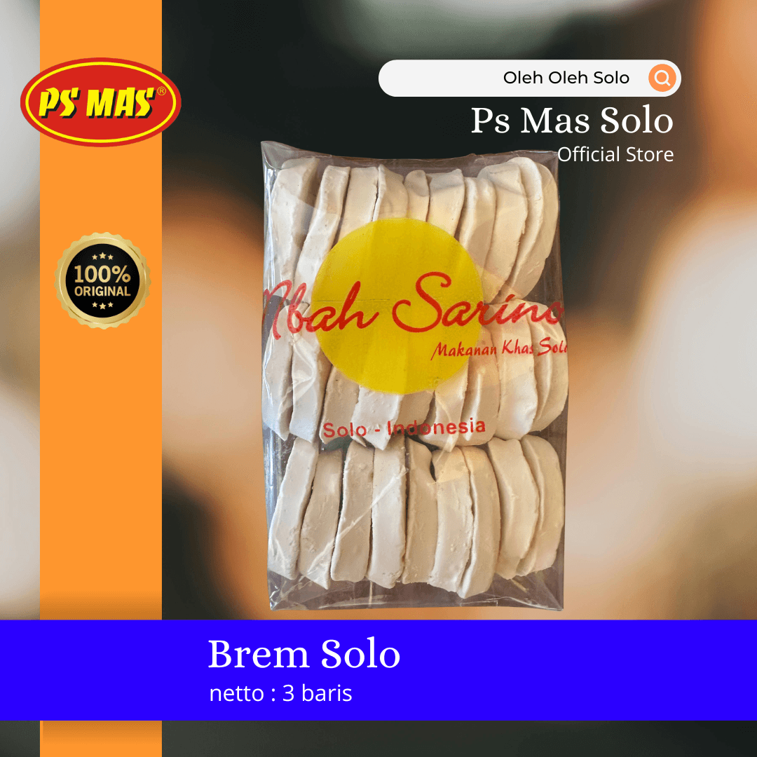 Brem Asli Solo PS MAS - Kemasan 3 baris