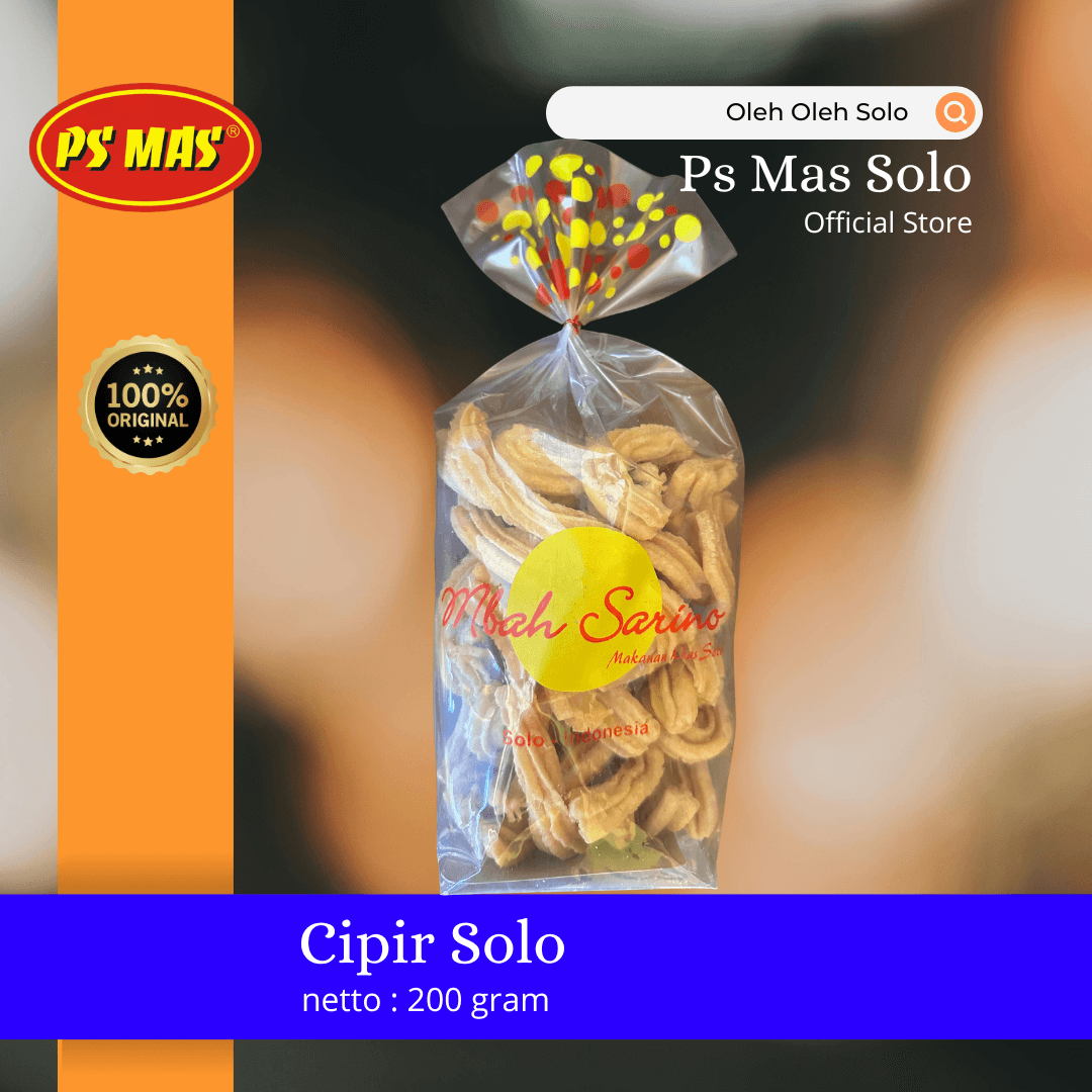 Cipir Asli Solo PS MAS - Kemasan 200g